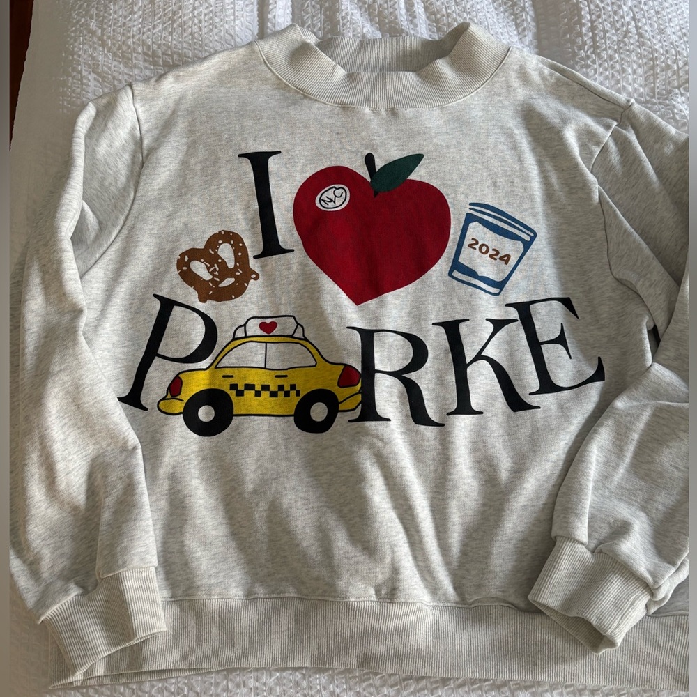 parke nyc mock neck sweatshirt
